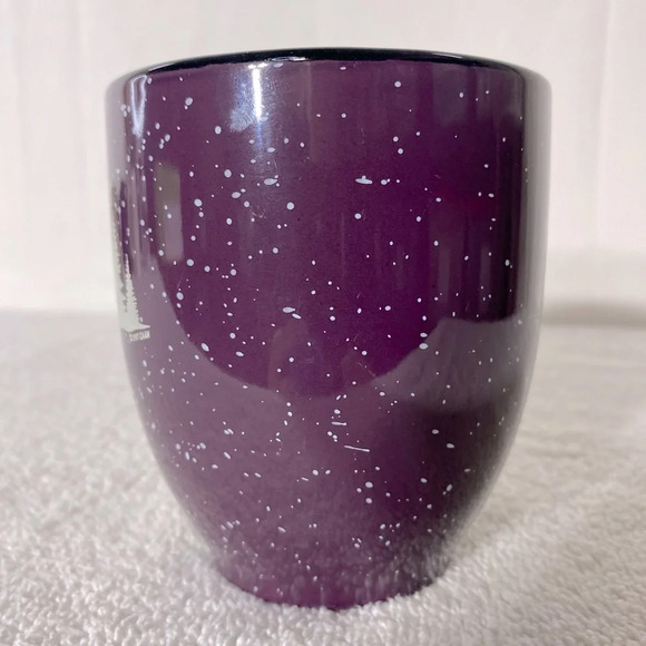 Purple Ceramic Banff Forest Moose Souvenir Mug - Picture 3 of 13